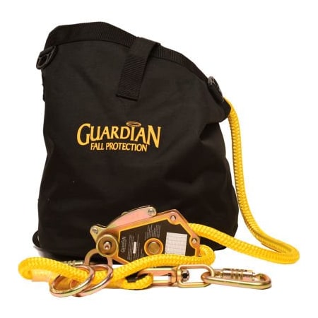Gf Protection Guardian 04664 Horizontal Temporary Lifeline Kit, 2-Man, 60' 4664